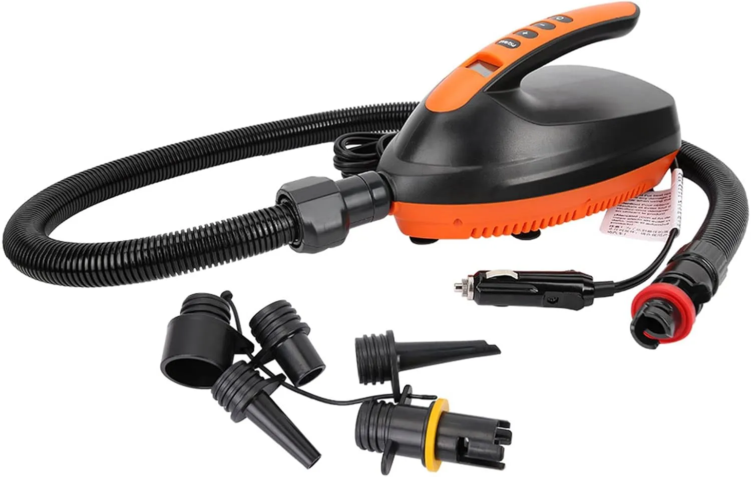 16 PSI High PressureSUP Vehicle Electric Air Pump, Paddle Board Pump, Inflation Paddle Board Pump for Inflatable Stand Up Paddle Boards, Kayaks 12V DC Car Connector
