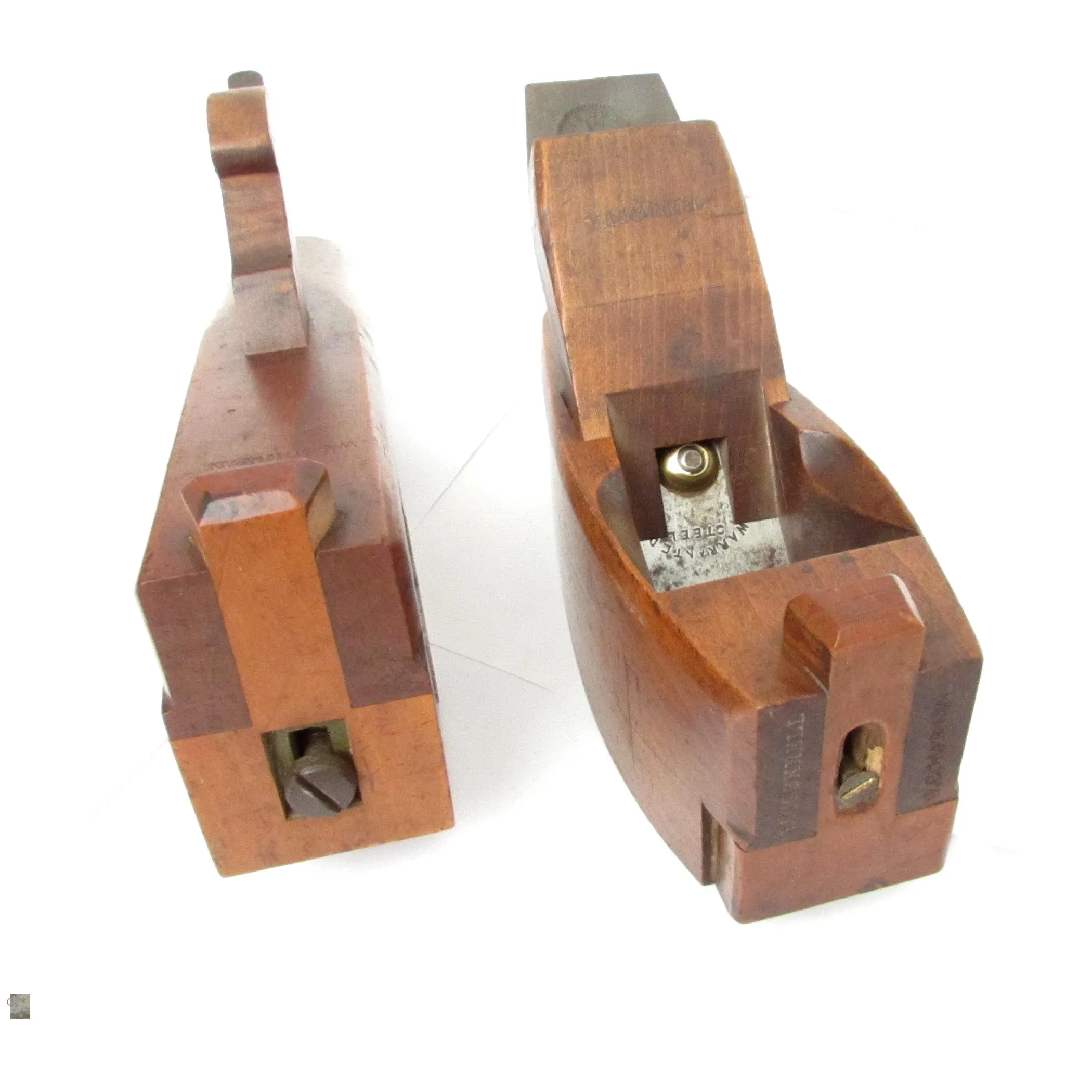 2x Wooden Compass Planes (Beech)