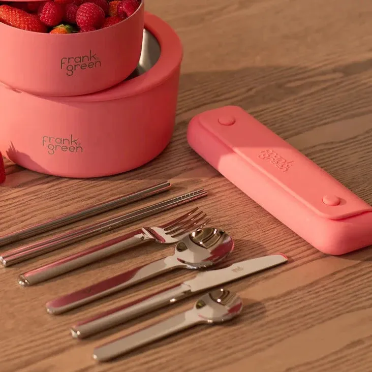 Frank Green 6pc Cutlery Set - Sweet Peach