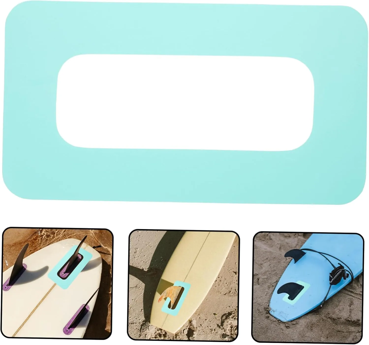 Happyyami Surfboard Accessories Adaptor Board Surfboard Board Bottle Holder Fin Stand up Detachable Center
