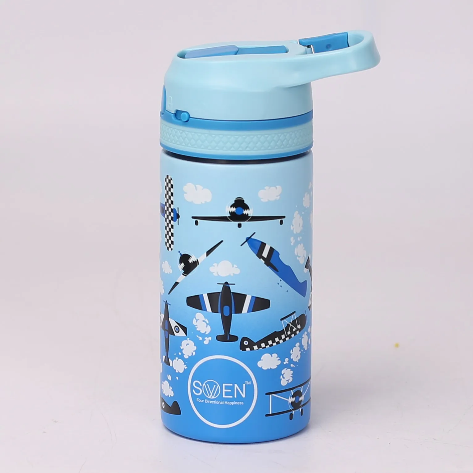 Insulated Stainless Blue color Steel Bottle- 320 ml