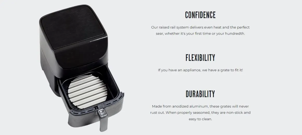 Sear'NSizzle GrillGrate for the Foodi Smart Grill XL Pro