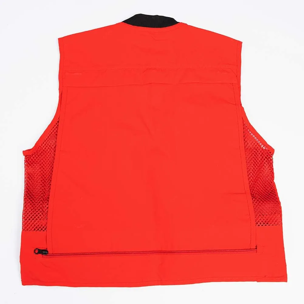 Ziker Women Mesh Breathable Outdoor Quick Dry Safair Cargo Fishing Travel Vest with Multiple Pockets
